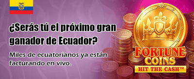 Tu suerte comienza aquí banner
